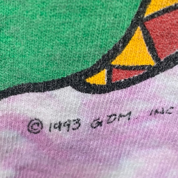 Colorful Roller Coaster Adult Grateful DeadT-Shirt, L - Picture 5 of 10